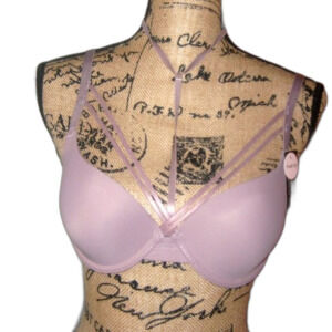 Youmita Toadstool Caged Plunge Push Up 34C Bra NWT